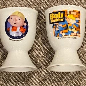 2 Bob the Builder Egg Cups